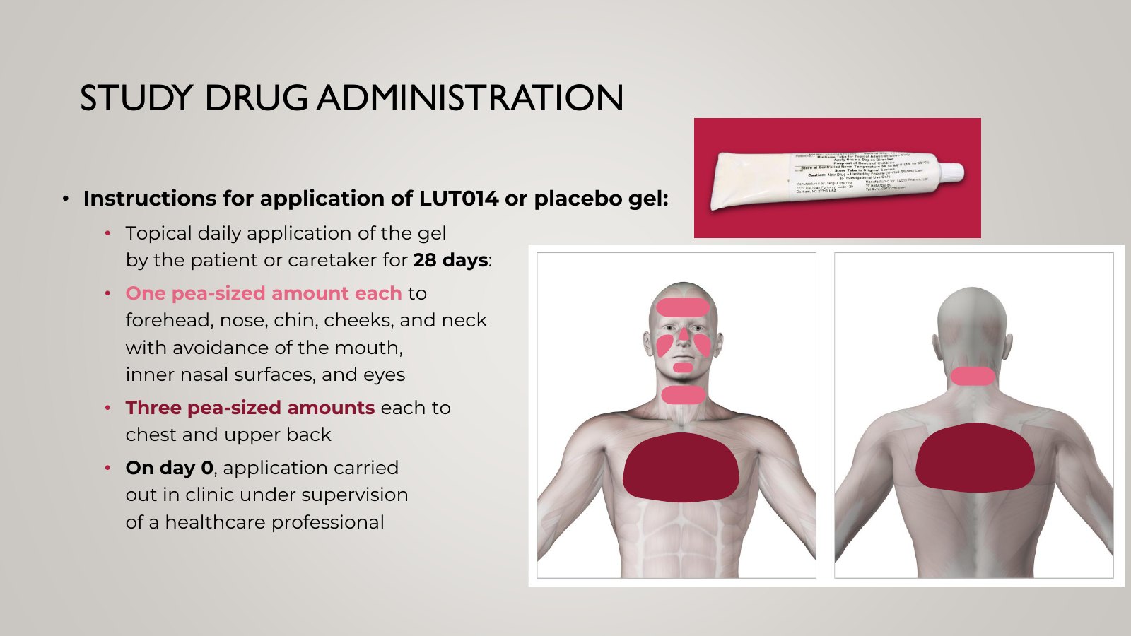 Slide 10, STUDY DRUG ADMINISTRATION